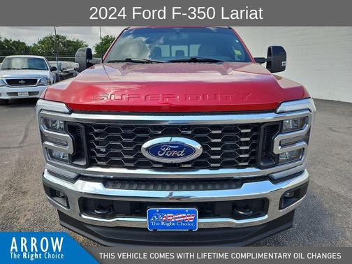 Red Metallic 2024 Ford F-350 Lariat Super Duty