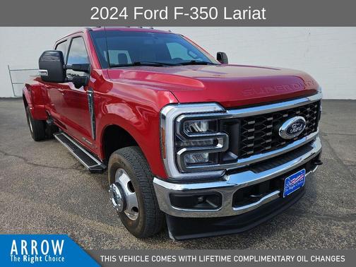 Red Metallic 2024 Ford F-350 Lariat Super Duty
