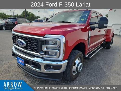 Red Metallic 2024 Ford F-350 Lariat Super Duty