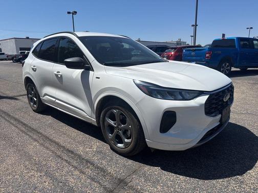 White Metallic 2023 Ford Escape ST-Line