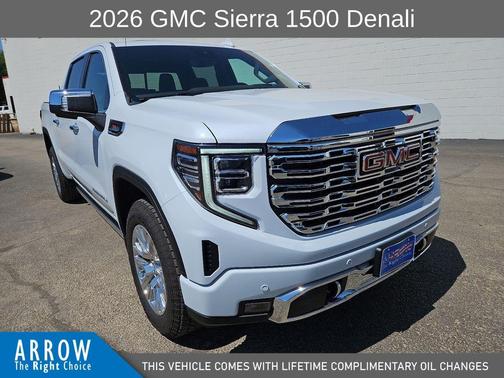 Glacier White 2026 GMC Sierra 1500 Denali