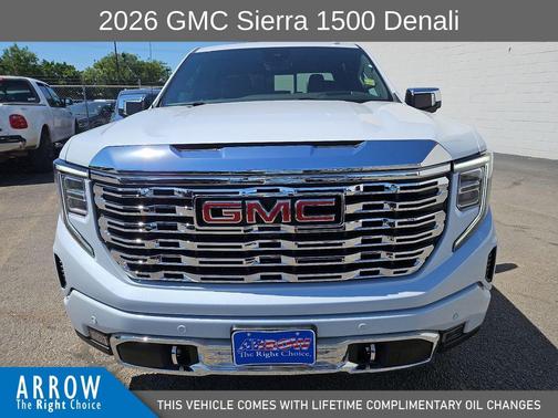 Glacier White 2026 GMC Sierra 1500 Denali