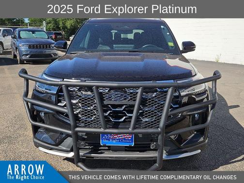 Black Metallic 2025 Ford Explorer Platinum