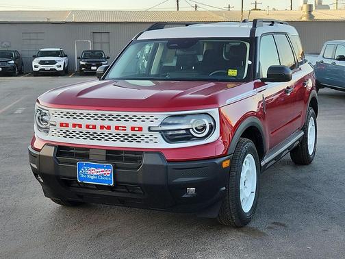 Ruby Red Metallic Tinted Clearcoat 2026 Ford Bronco Sport Heritage