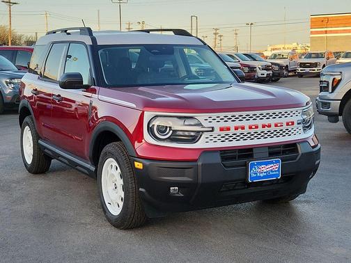 Ruby Red Metallic Tinted Clearcoat 2026 Ford Bronco Sport Heritage