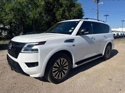 Aspen White 2021 Nissan Armada SL