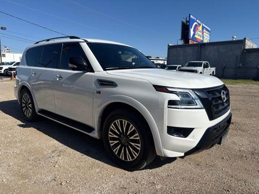 Aspen White 2021 Nissan Armada SL