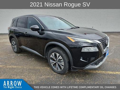 Super Black 2021 Nissan Rogue SV