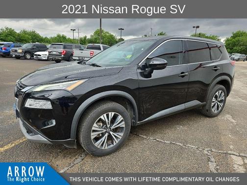 Super Black 2021 Nissan Rogue SV