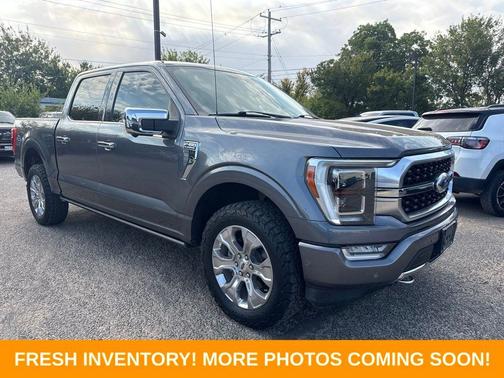 Gray Metallic 2021 Ford F-150 Platinum Truck