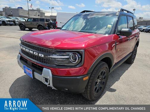 Ruby Red Metallic Tinted Clearcoat 2026 Ford Bronco Sport Badlands