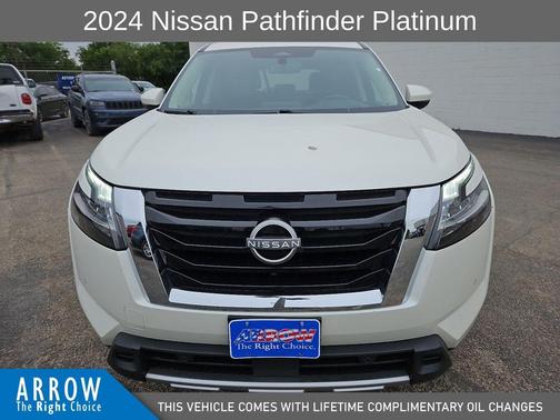 Pearl White Tri-Coat 2024 Nissan Pathfinder Platinum