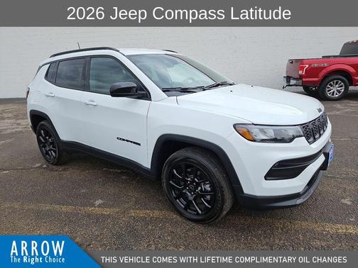 Bright White Clearcoat 2026 Jeep Compass Latitude