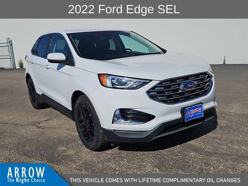 Oxford White 2022 Ford Edge SEL