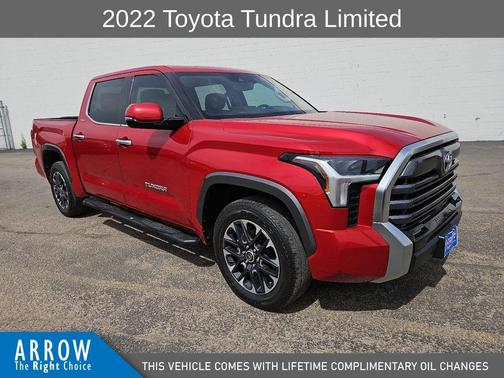 Red 2022 Toyota Tundra Limited