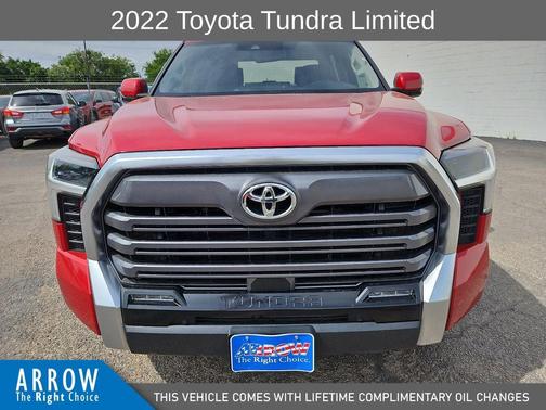 Red 2022 Toyota Tundra Limited