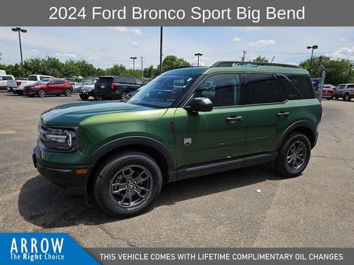 Green Metallic 2024 Ford Bronco Sport Big Bend