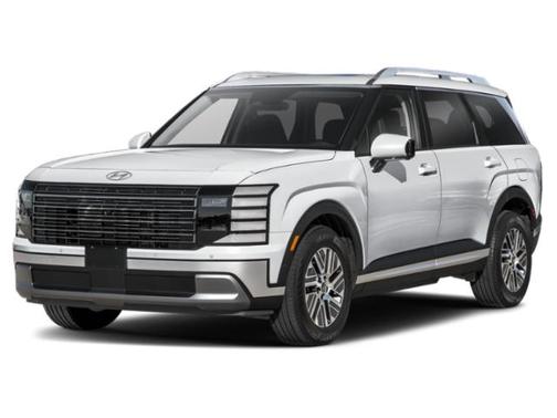 White 2026 Hyundai Palisade Hybrid HEV SEL PREM 8P