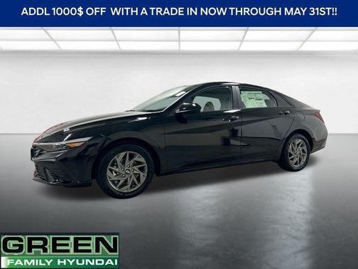 Black 2026 Hyundai ELANTRA HEV Blue