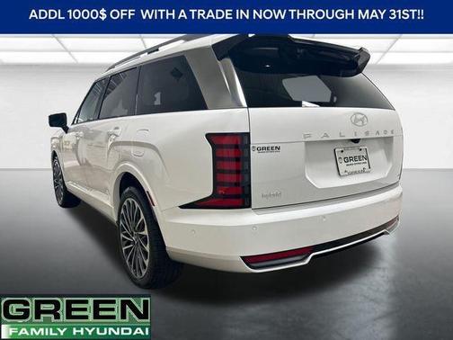 White 2026 Hyundai Palisade Hybrid Calligraphy