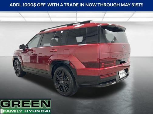 Red 2026 Hyundai SANTA FE HEV Calligraphy