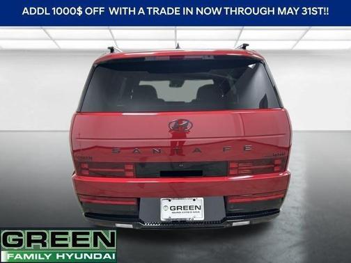 Red 2026 Hyundai SANTA FE HEV Calligraphy