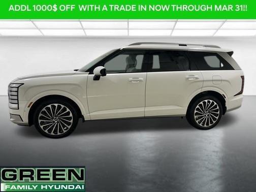 White 2026 Hyundai Palisade Hybrid Calligraphy