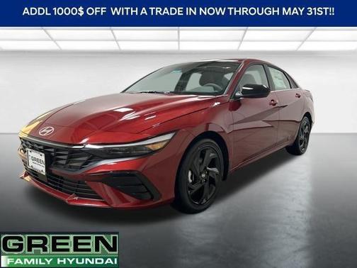 Red 2026 Hyundai ELANTRA SEL SPORT PREMIUM
