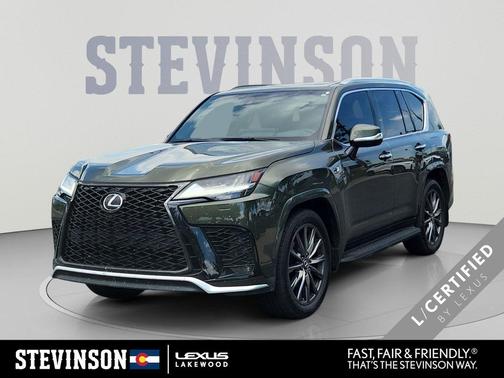 Green Pearl 2024 Lexus LX 600 F SPORT
