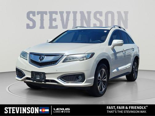 White Diamond Pearl 2017 Acura RDX Advance Package
