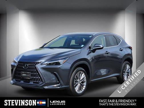 Cloudburst Gray 2022 Lexus NX 350h Luxury