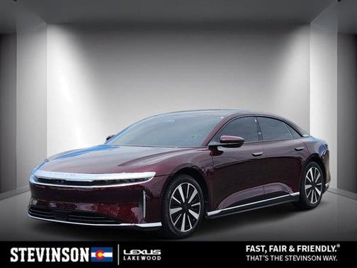 Zenith Red Metallic 2023 Lucid Air Pure