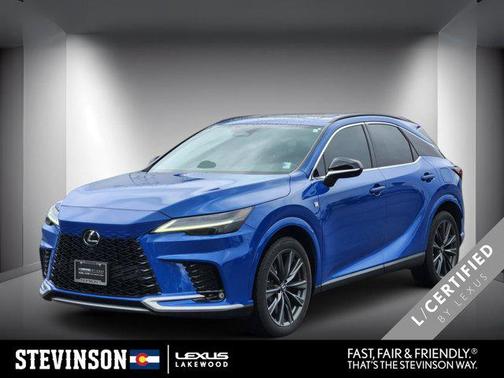 Cloudburst Gray 2024 Lexus RX 350 F SPORT Handling