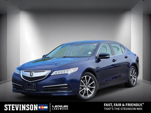Fathom Blue Pearl 2015 Acura TLX V6 Tech
