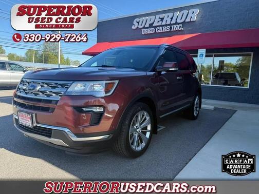 RED 2018 Ford Explorer Limited