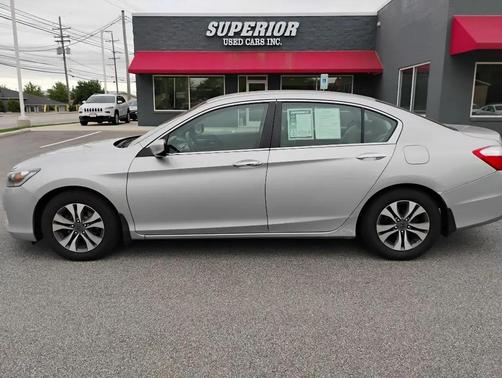 SILVER 2013 Honda Accord LX