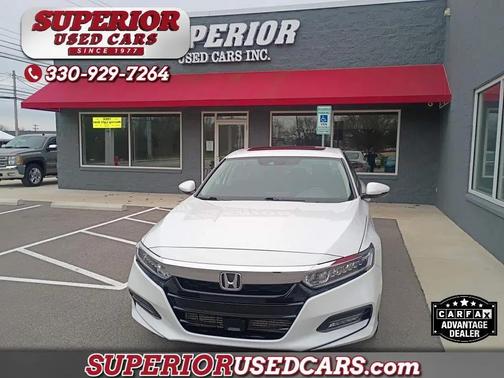 WHITE 2020 Honda Accord EX-L 1.5T