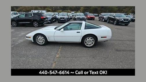 White 1993 Chevrolet Corvette Base