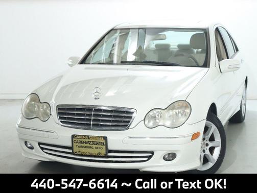 Arctic White 2007 Mercedes-Benz C-Class Luxury 4MATIC