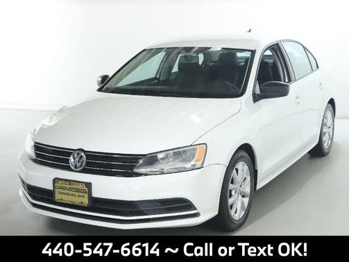 Pure White 2015 Volkswagen Jetta 1.8T SE