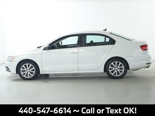 Pure White 2015 Volkswagen Jetta 1.8T SE