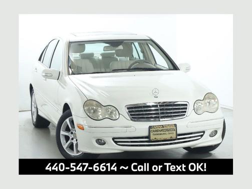 Arctic White 2007 Mercedes-Benz C-Class Luxury 4MATIC