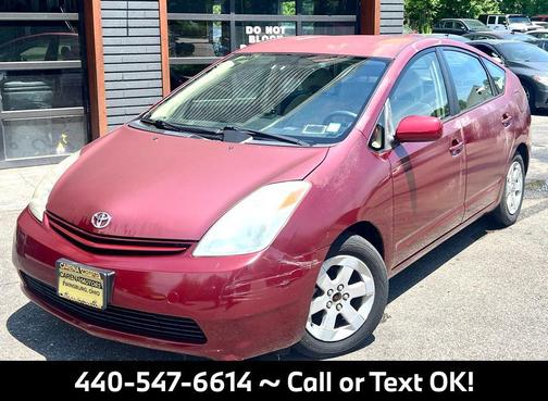 Red 2005 Toyota Prius Base