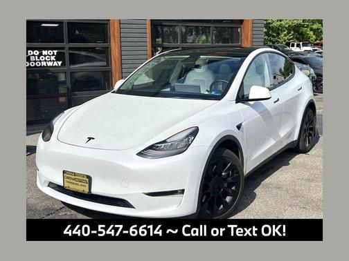 Pearl White 2021 Tesla Model Y Long Range Dual Motor All-Wheel Drive