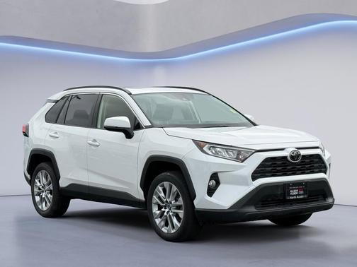 Super White 2019 Toyota RAV4 XLE Premium