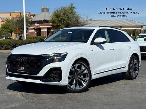 White 2026 Audi Q8 55 Premium