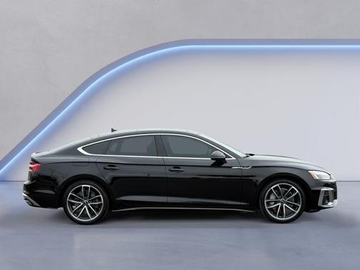 Mythos Black Metallic 2024 Audi A5 Sportback 45 S line quattro Premium