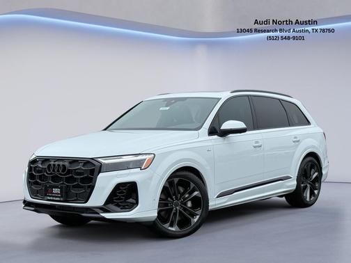 Glacier White Metallic 2026 Audi Q7 55 Premium Plus