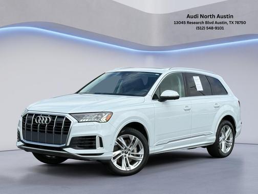 Glacier White Metallic 2023 Audi Q7 55 Premium Plus