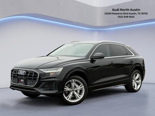 Mythos Black Metallic 2023 Audi Q8 55 Premium